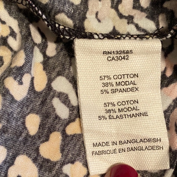 Anthropologie NWT Grey State Chiara Dress Diagonal Animal Print Midi size XS Pet - Picture 12 of 16